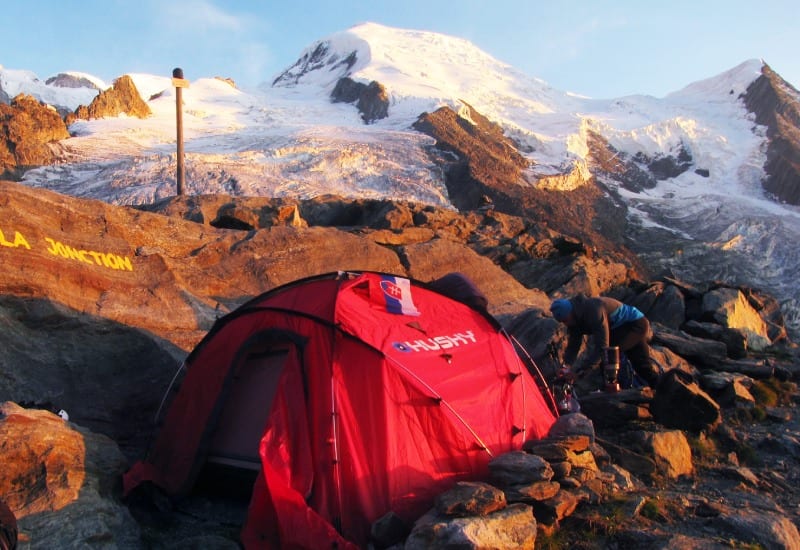 Camping in Auli
