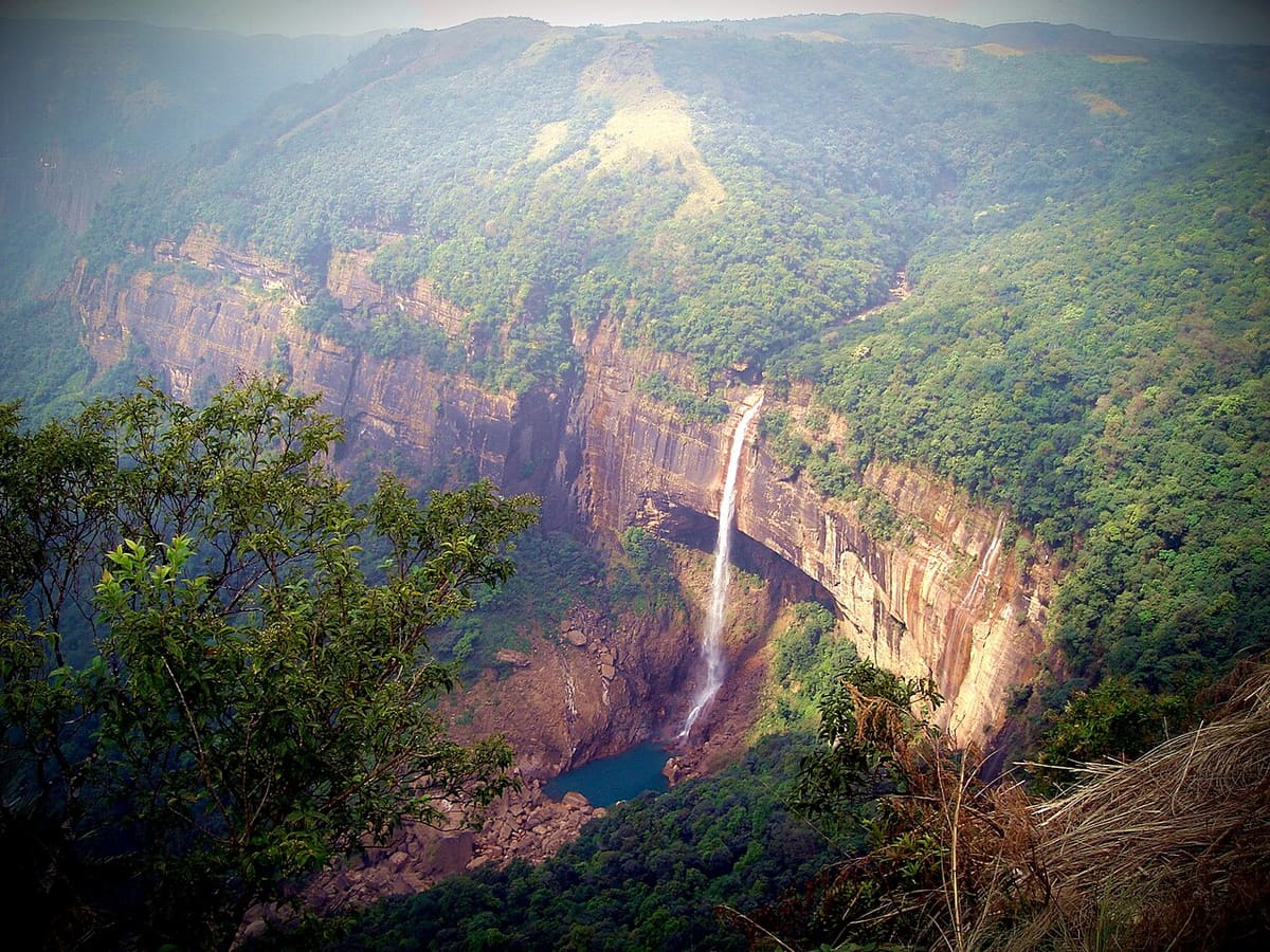 Nohkalikai Waterfalls