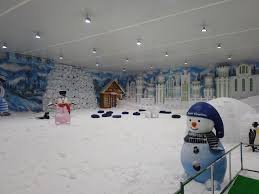 Chill at the Snow world